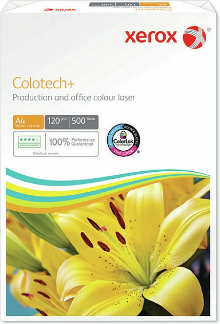 Letër për printer lazer Xerox Colotech+, A4, 120 g/m², 500 fletë