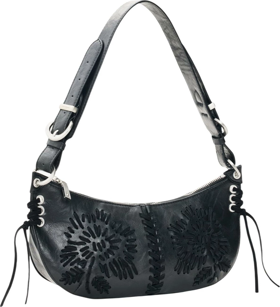 Çantë krahu për femra Desigual BAG_ALISIO CASTRES LONG B 26WAXP22, e zezë