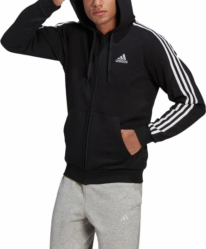 Duks me kapuç adidas për meshkuj, i zi [Madhësia: S]