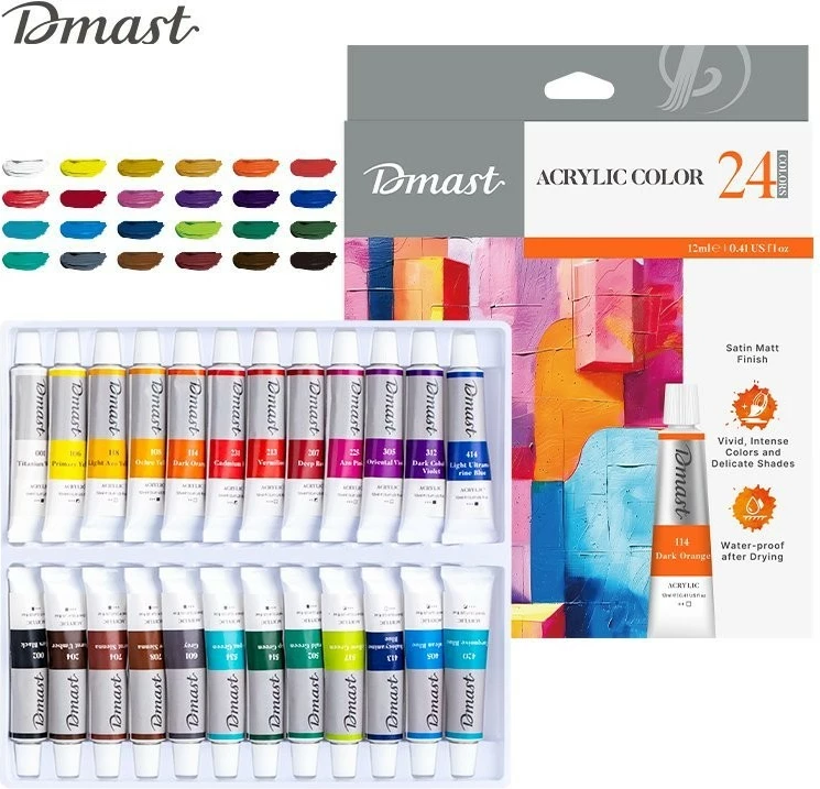 Deli Ngjyra Akril Dmast 12Ml 1/24 C331-24