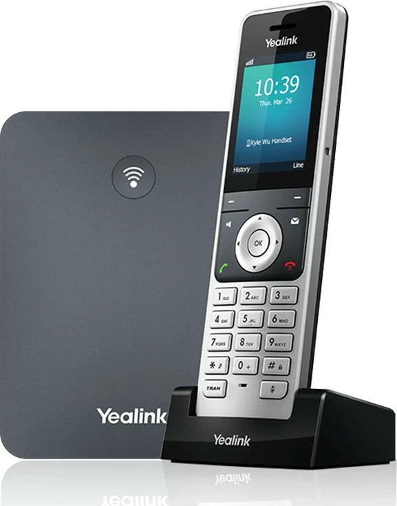 Telefon IP Yealink W76P, 20 linja, 1000 kontakte, Gri