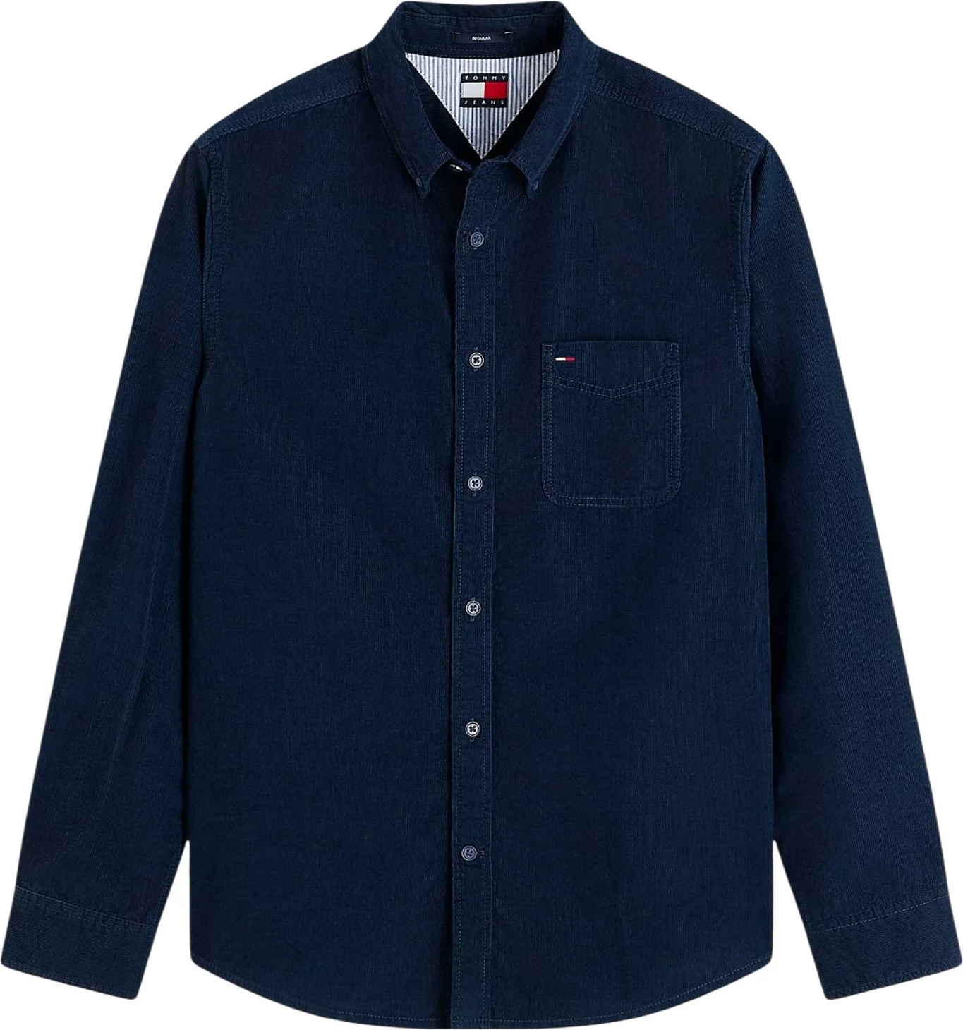Këmishë me mëngë të gjata për meshkuj Tommy Hilfiger Jeans DM0DM23517, blu e errët [Madhësia: XXL]