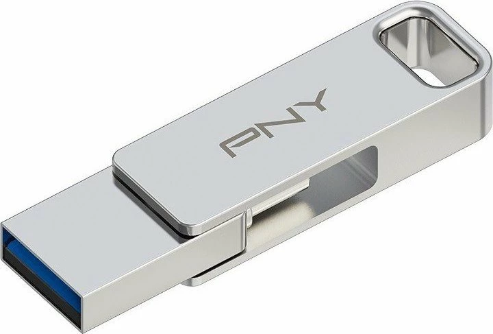 Pendrive PNY Duo-Link 128 GB USB 3.2 Dual (USB-C/USB-A), argjend