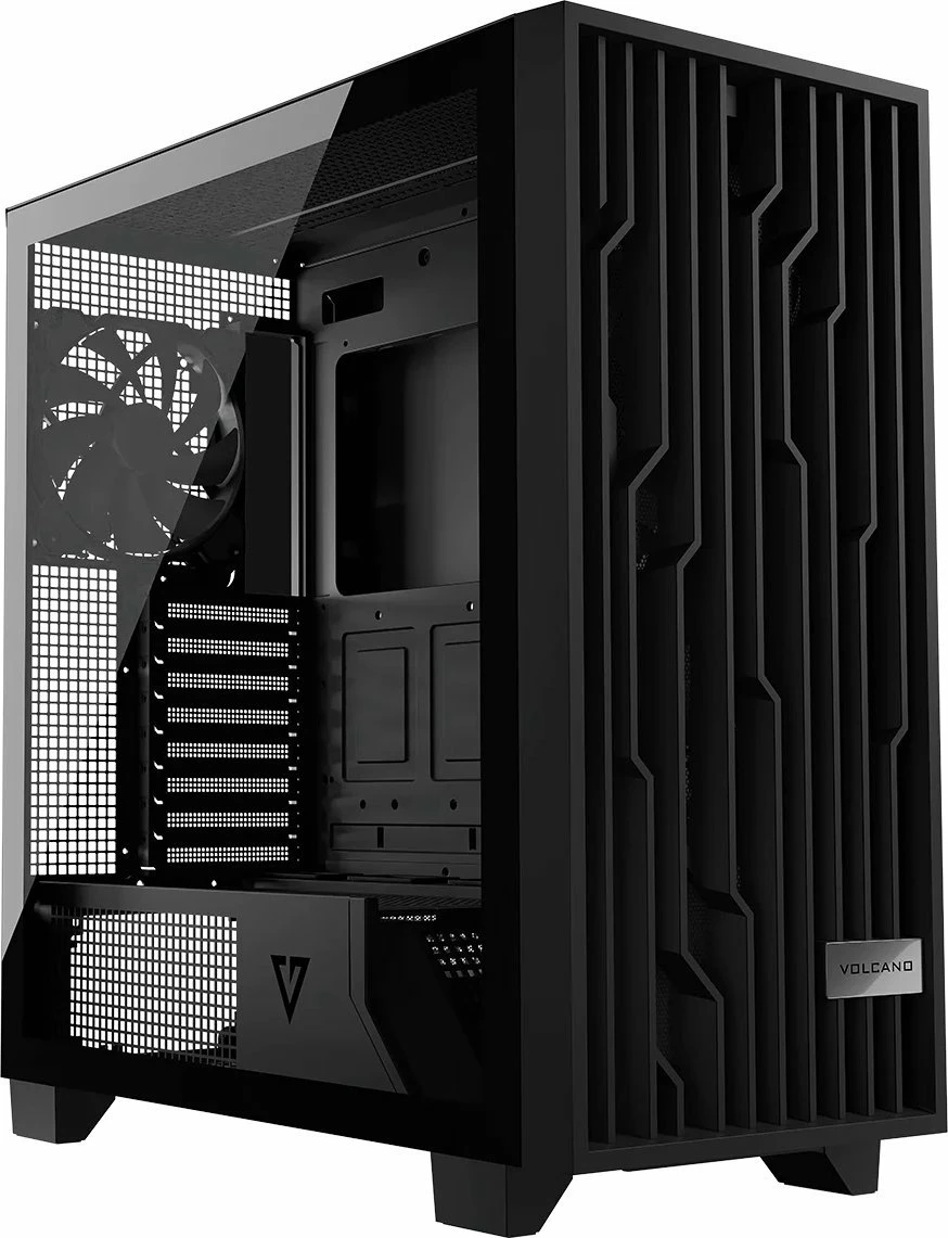 Kasë Modecom Perun Apex ARGB AT-PERUN-4F-ARGB-10-000000-0002, Midi Tower ATX/mATX/ITX, 4x 140mm ARGB fan, USB-C, e zezë