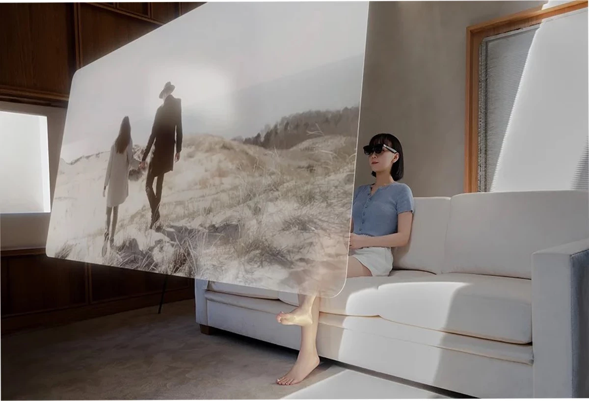 Syze AR XREAL One, 1080p Micro-OLED, 120 Hz, 3DoF, USB-C, të zeza