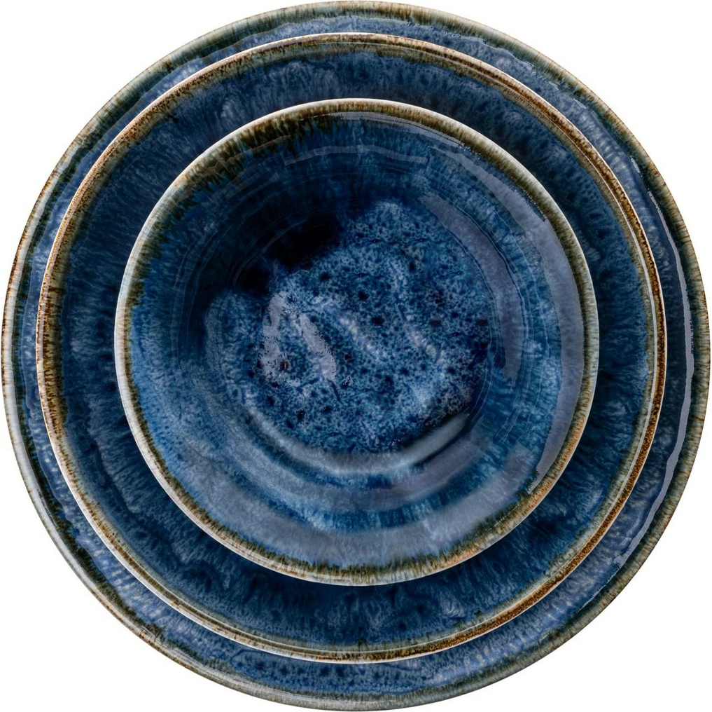 Set dark blue për drekë (18 copë), Hermia Concept, TS18Y4850A02