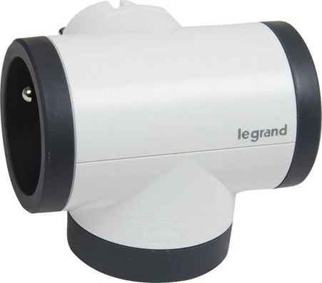 Prizë rrotulluese Legrand 049437, 2xP+Z, 1xUSB-A, 1xUSB-C, bardhë-zi