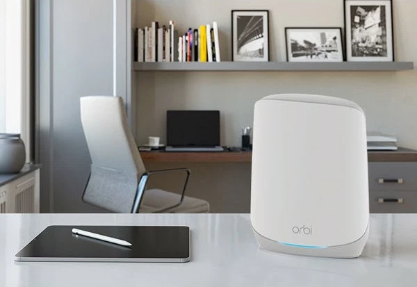 Sistem mesh NETGEAR Orbi RBK763S, Wi-Fi 6, Tri-band, 525 m², Bardhë