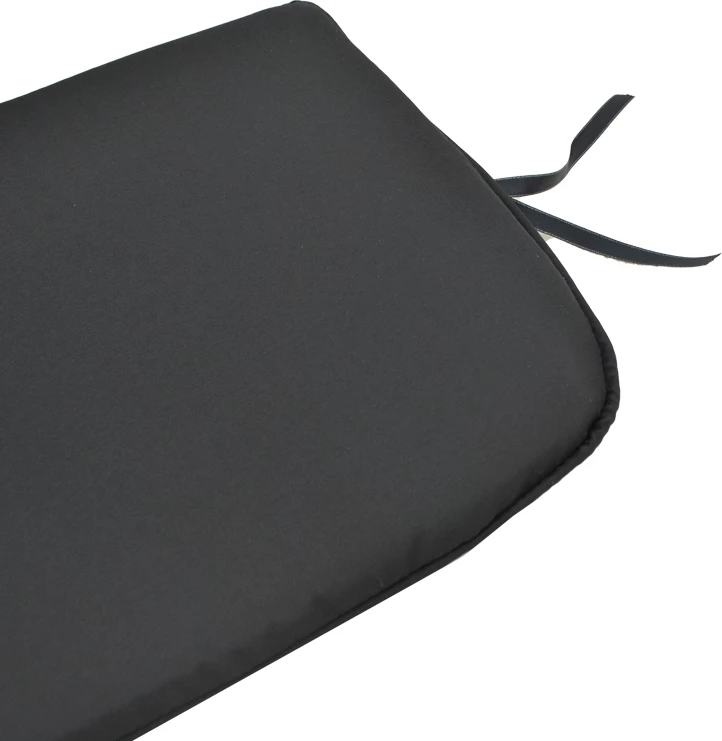 Jastëk për karrige Pildo, ngjyrë e zezë, 43x40x3cm