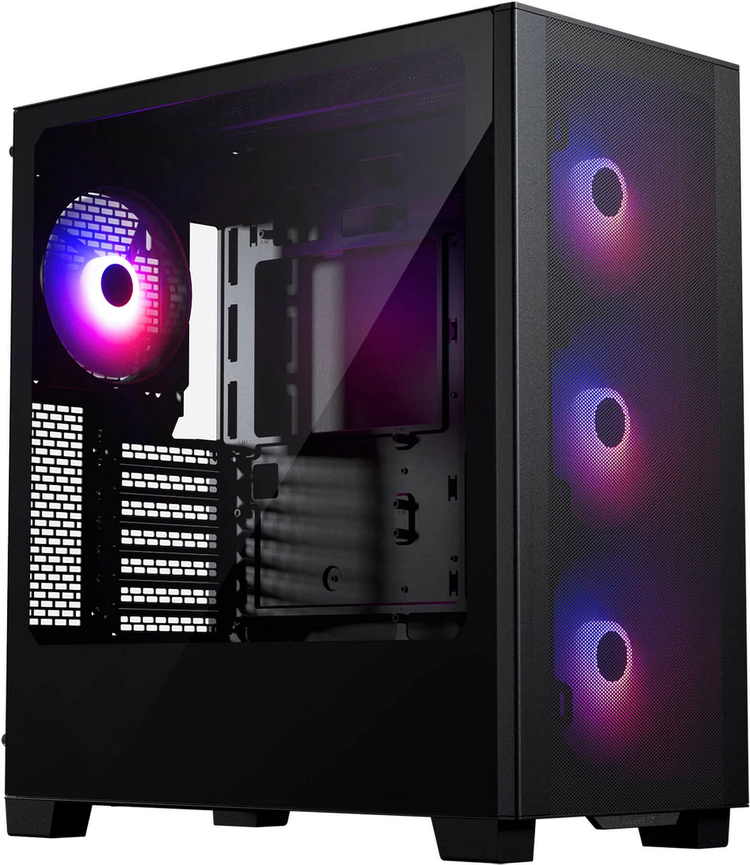 Kasë Phanteks XT Pro Ultra, Midi Tower, ATX/EATX, xham i temperuar, RGB, e zezë