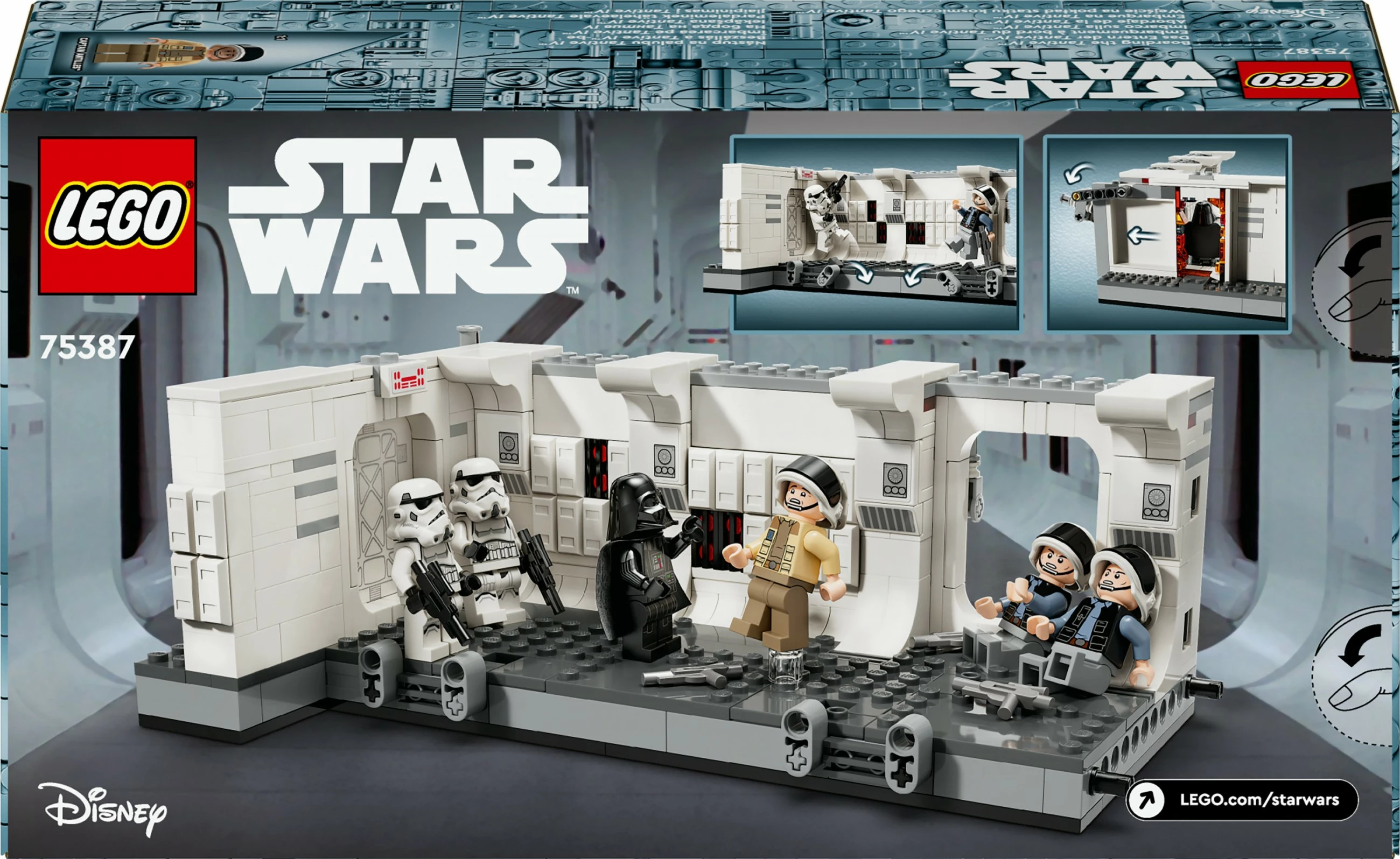 Set ndërtimi LEGO Star Wars 75387 Boarding the Tantive IV, 502 pjesë, multikolor