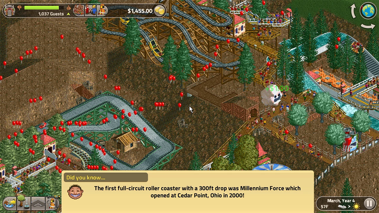 Lojë për Nintendo Switch Atari RollerCoaster Tycoon Classic, PEGI 3
