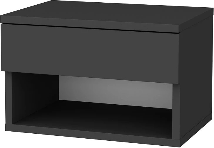 Komodinë natës Hanah Home, Jamot, ngjyrë antracit
