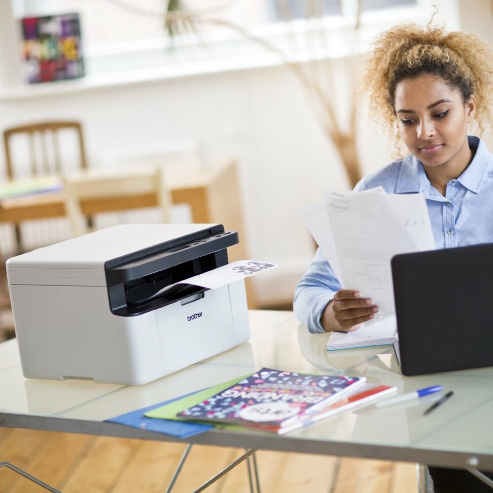 Printer multifunksional Brother DCP-1610W, lazer, mono, Wi-Fi, A4, zi/bardhë