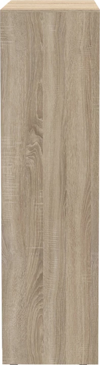 Dollap me dy dyer rrëshqitëse, pasqyrë, ngjyrë sonoma, 180x60x220cm