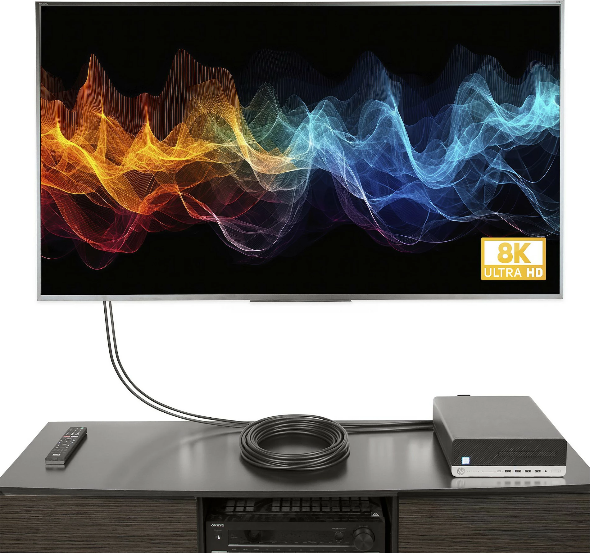 Kabllo DisplayPort aktive StarTech DP 1.4, 15.3m, 8K 60Hz, 32.4Gbps, e zezë