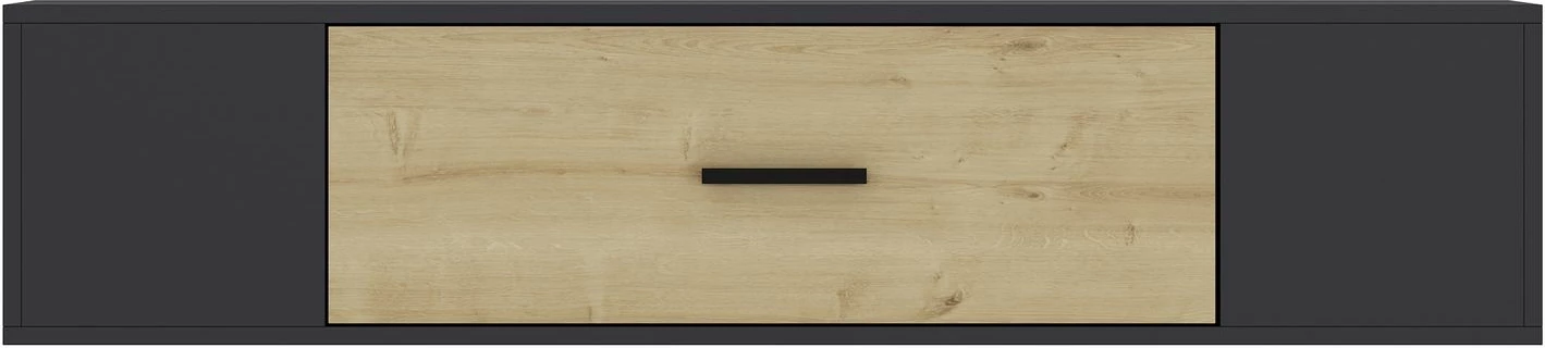 Komodë TV Skye Decor, antracit, lisi sapphire