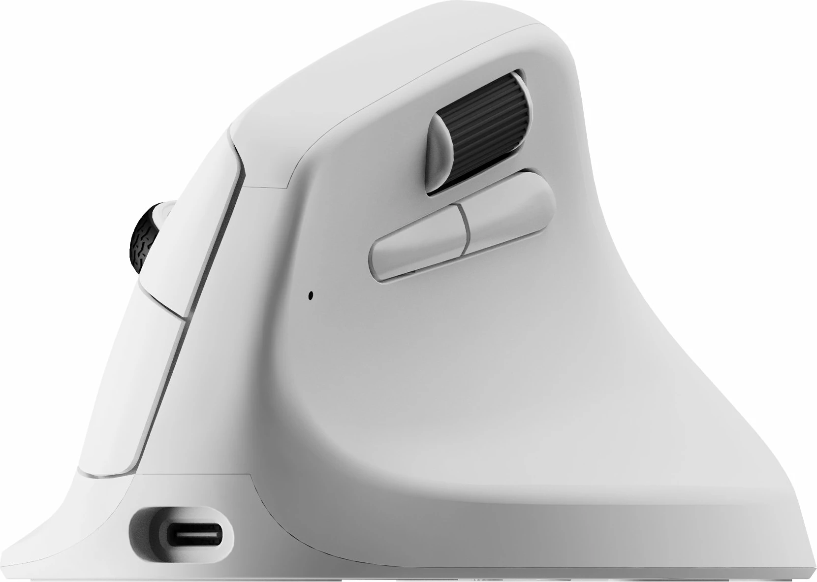Maus vertikal ergonomik Keychron M5 M5-A30 12000 DPI wireless + wired, i bardhë