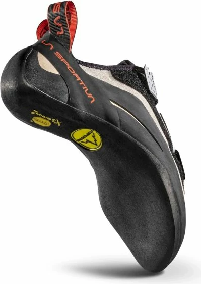 Atlete ngjitjeje për femra La Sportiva Miura VS ZFCS037W00R22, të bardha/cherry tomato