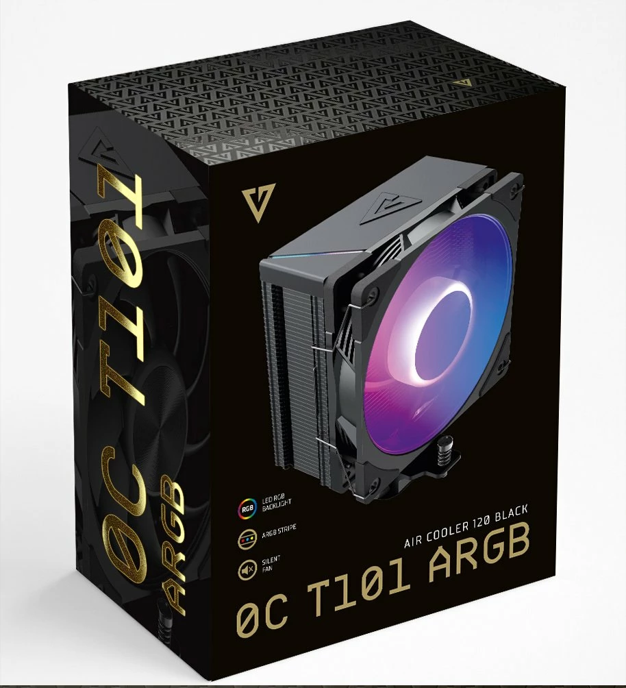 Ftohës CPU Modecom Volcano 0C T101 ARGB 120mm MC-C-T101-AF0-B i zi