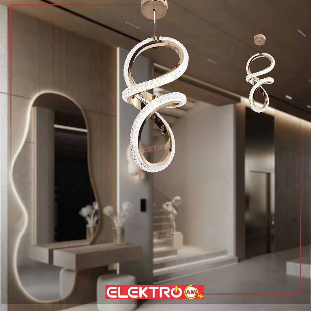 Abazhur LED i varur 7858-GD