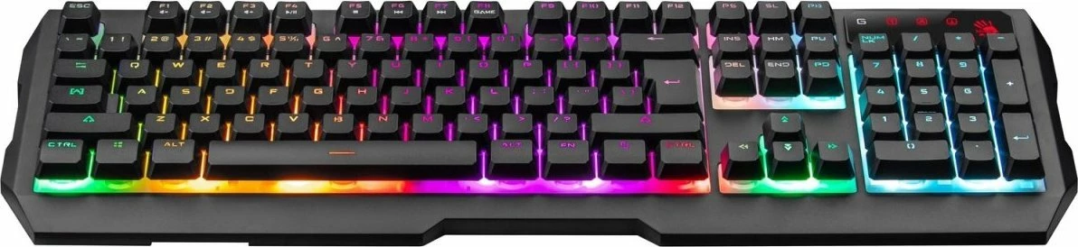 Set gaming tastierë + Maus + Mauspad A4Tech Bloody B1700, RGB, 6000 DPI, e zezë