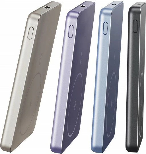 Power bank magnetik super i hollë, XIAOMI, 71821, 5000 mAh, USB-C 1x, 3A 5V, blu