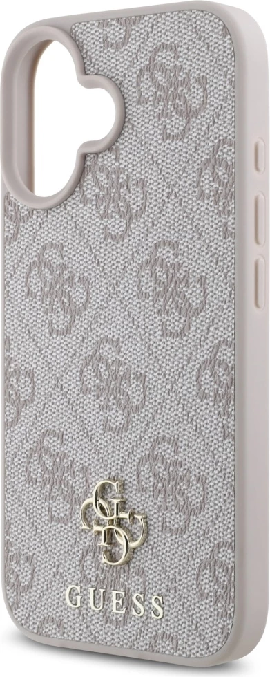 Mbështjellës Guess HC PU 4G Small 4G and Classic MagSafe për iPhone 16, Rozë