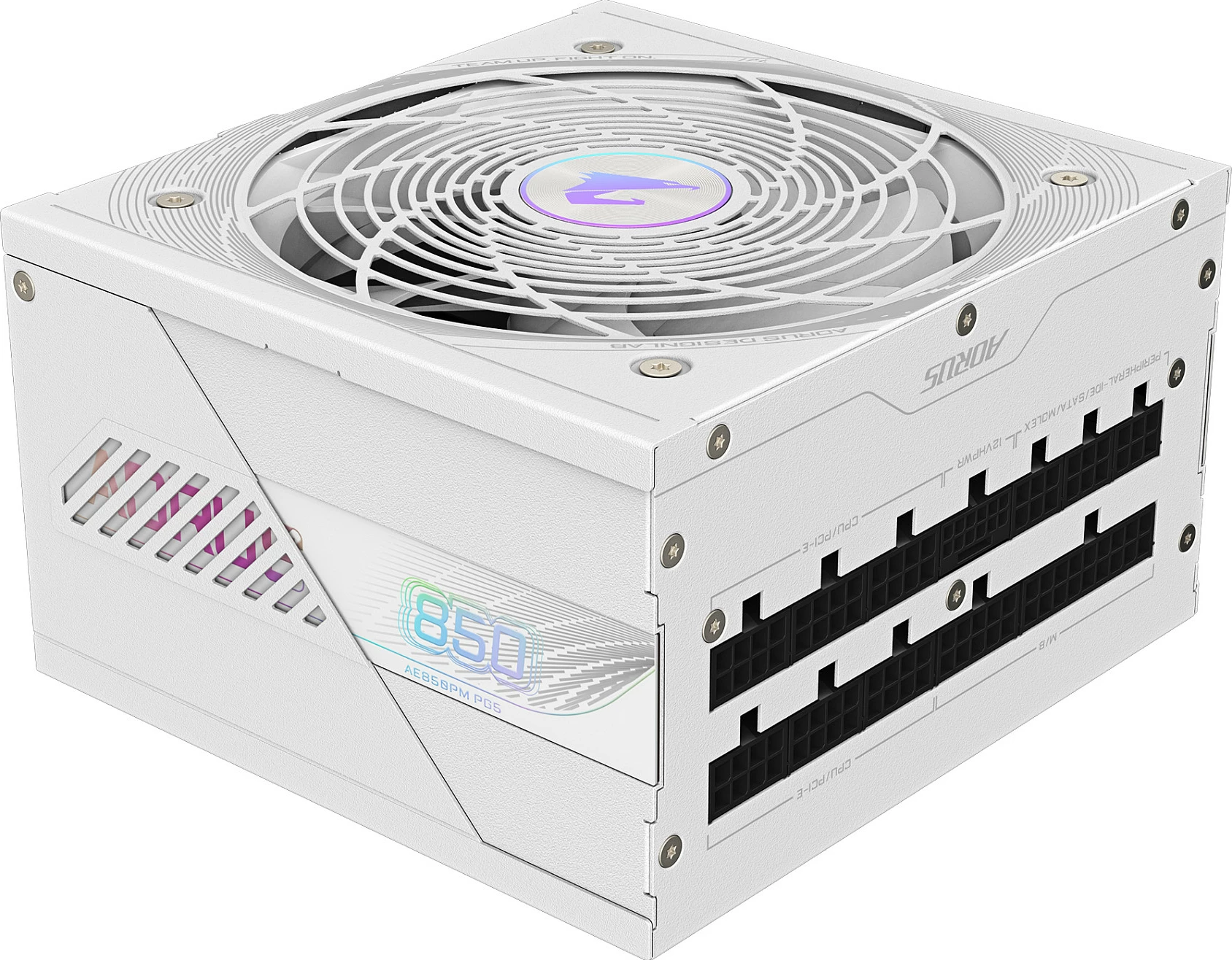 Furnizues rryme Gigabyte AORUS Elite P850W ICE, 850W, 80+ Platinum, full modular, i bardhë