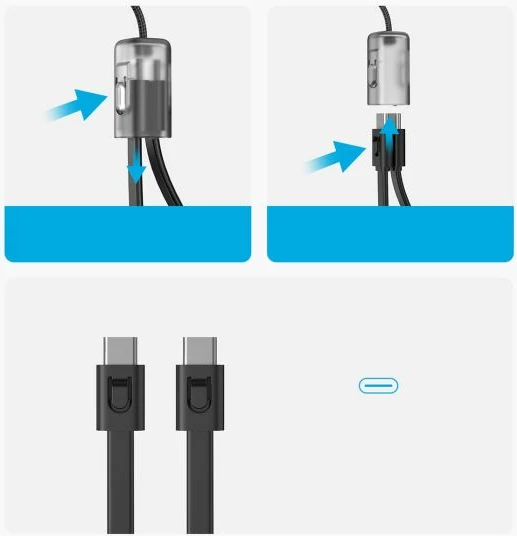 Powerbank Anker A1384G11 20000mAh 30W PD, kabllo USB-C, e zezë