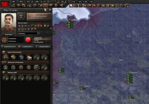 Hearts of Iron IV: Content Creator Pack - Soviet Union 2D DLC EN/DE/FR/PL/PT/RU/ES Global