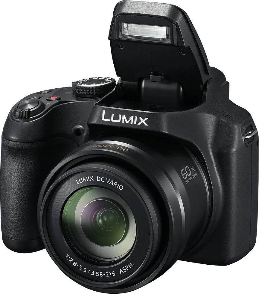 Aparat fotografik bridge Panasonic Lumix FZ82D, 18.1MP, zoom 60x, 4K, i zi