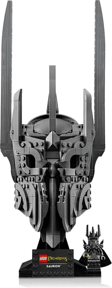 Set ndërtimi LEGO Icons The Lord of the Rings Helmeta e Sauron-it 538 copë #11373, 18+, me 1 minifigurë