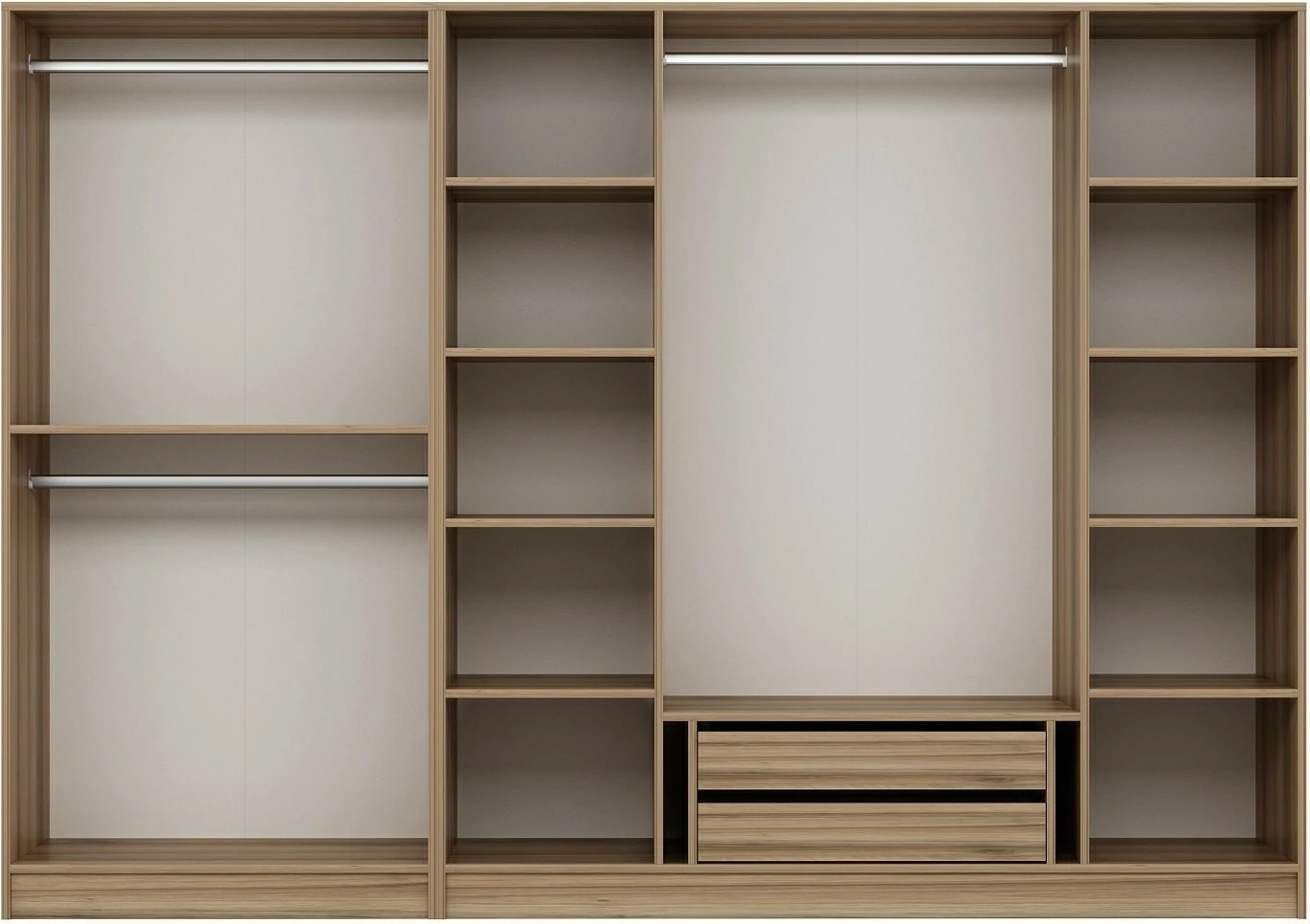 Dollap për dhomë gjumi, ngjyrë lisi, Skye Decor Kale Plus - 7796