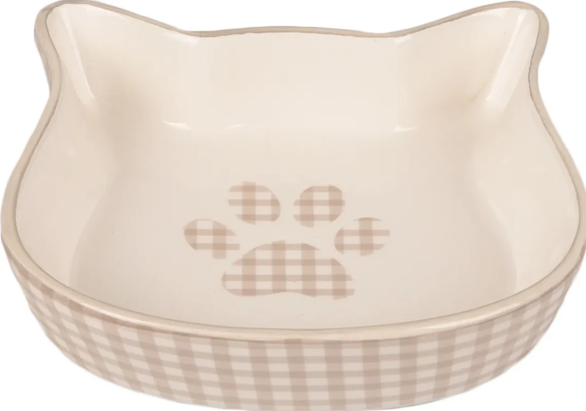 Tas për ushqim dhe pije për mace Flamingo 