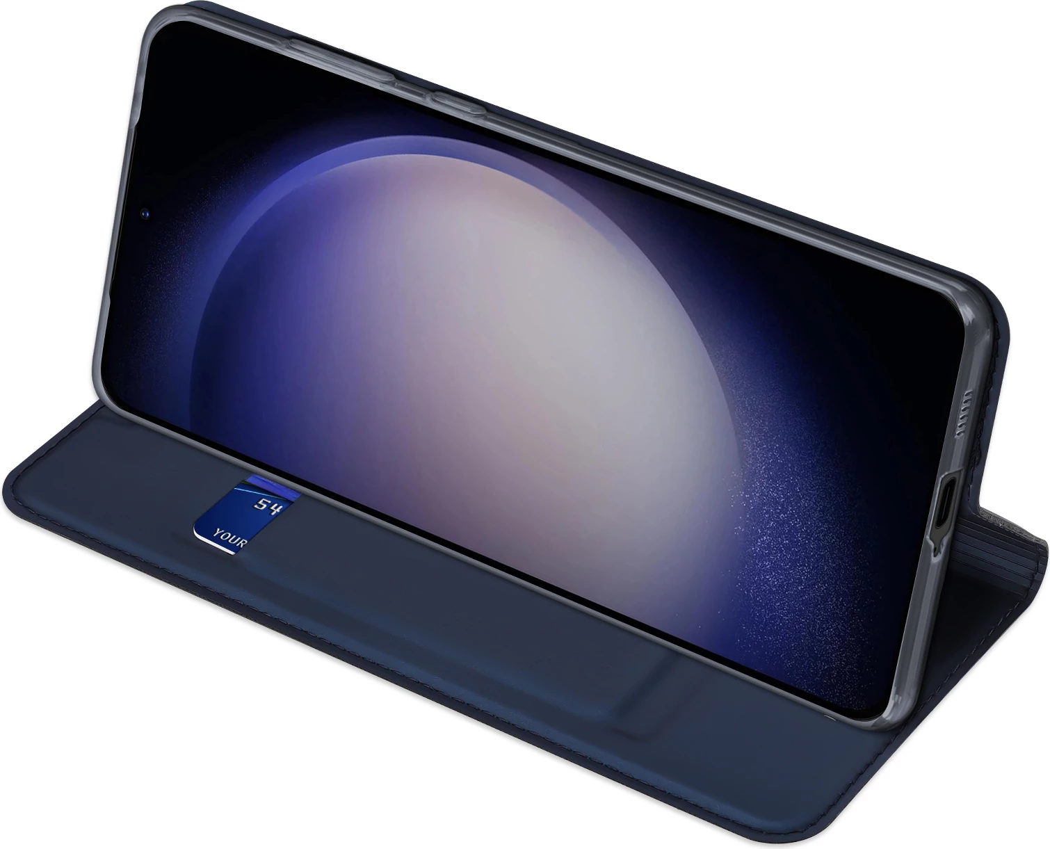 Mbështjellës Dux Ducis Skin Pro për Samsung Galaxy S24+, me kapak, Blu