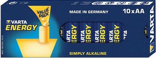 Bateri AA VARTA 4106, alkaline 1.5V, paketë 10 copë, blu