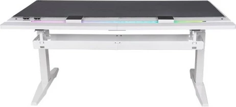 Tavolinë gaming Thermaltake G700 RGB, rregullim lartësie, LED, e bardhë/zezë