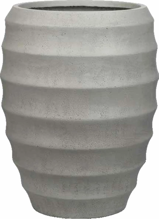 Vazo FLORRA, 36x36x46.3cm, MgO, ngjyrë gri