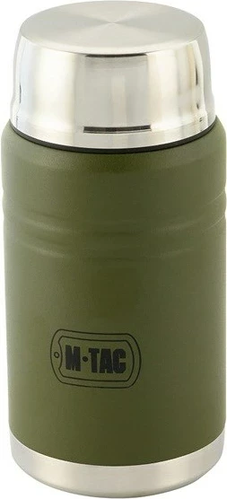Termos ushqimi M-TAC UN-R02-750A me lugë të palosshme, 750 ml, jeshile ulliri
