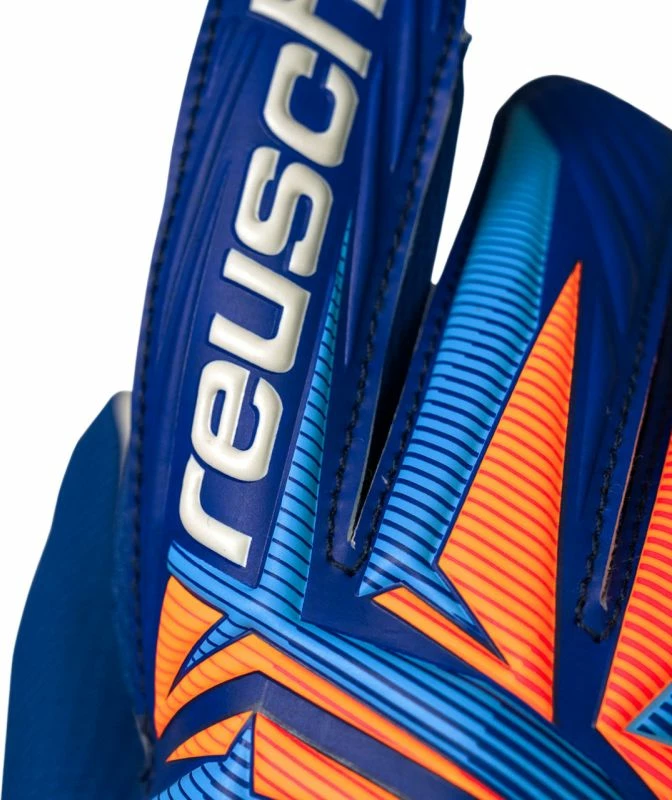 Dorëza portieri për fëmijë Starter Reusch Attrakt Starter Solid Junior, blu [Madhësia: 5.5]