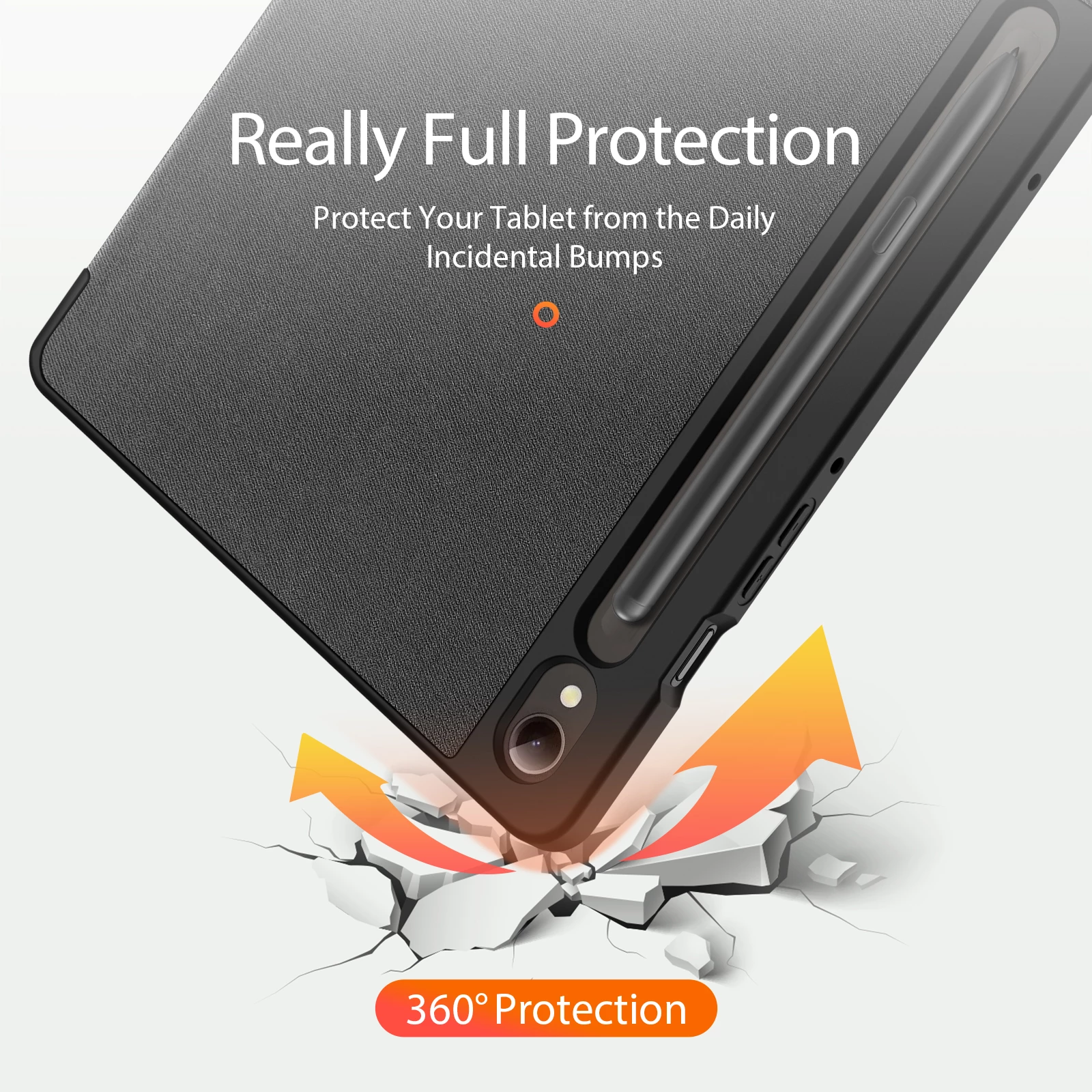 Mbështjellës tablet Dux Ducis Domo për Samsung Galaxy Tab S9, i zi