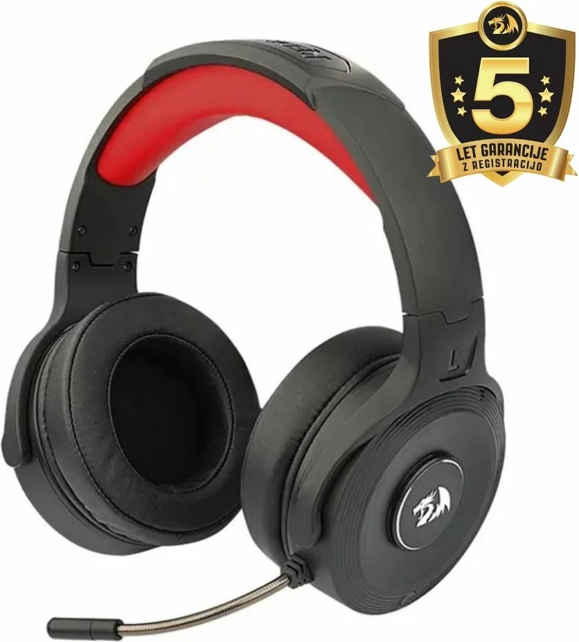 Kufje Redragon Pelops H818 Pro 7.1 Surround, wireless 2.4G, 40mm, me mikrofon, për PC/PS4/PS5/Xbox One/telefon, të zeza