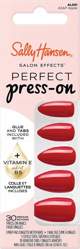 Thonj artificialë për femra Sally Hansen Salon Effects 031 ASAP Apple, 30 copë