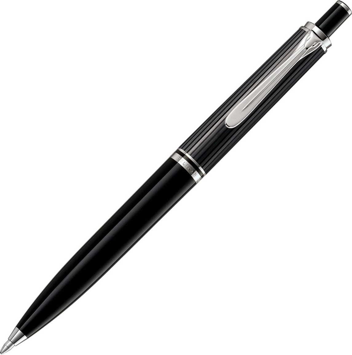Stilolaps Pelikan K405 Stresemann, kuti dhurate, ngjyrë e zezë
