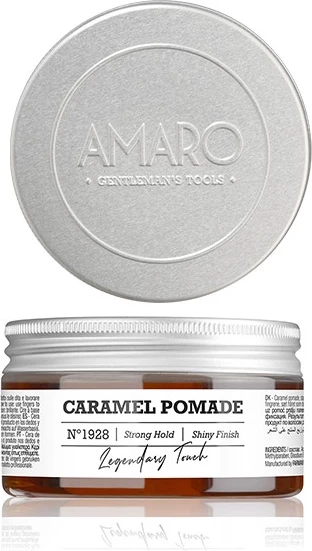 Pomadë për flokë Farmavita Caramel Pomade Strong Hold për meshkuj, 100ml