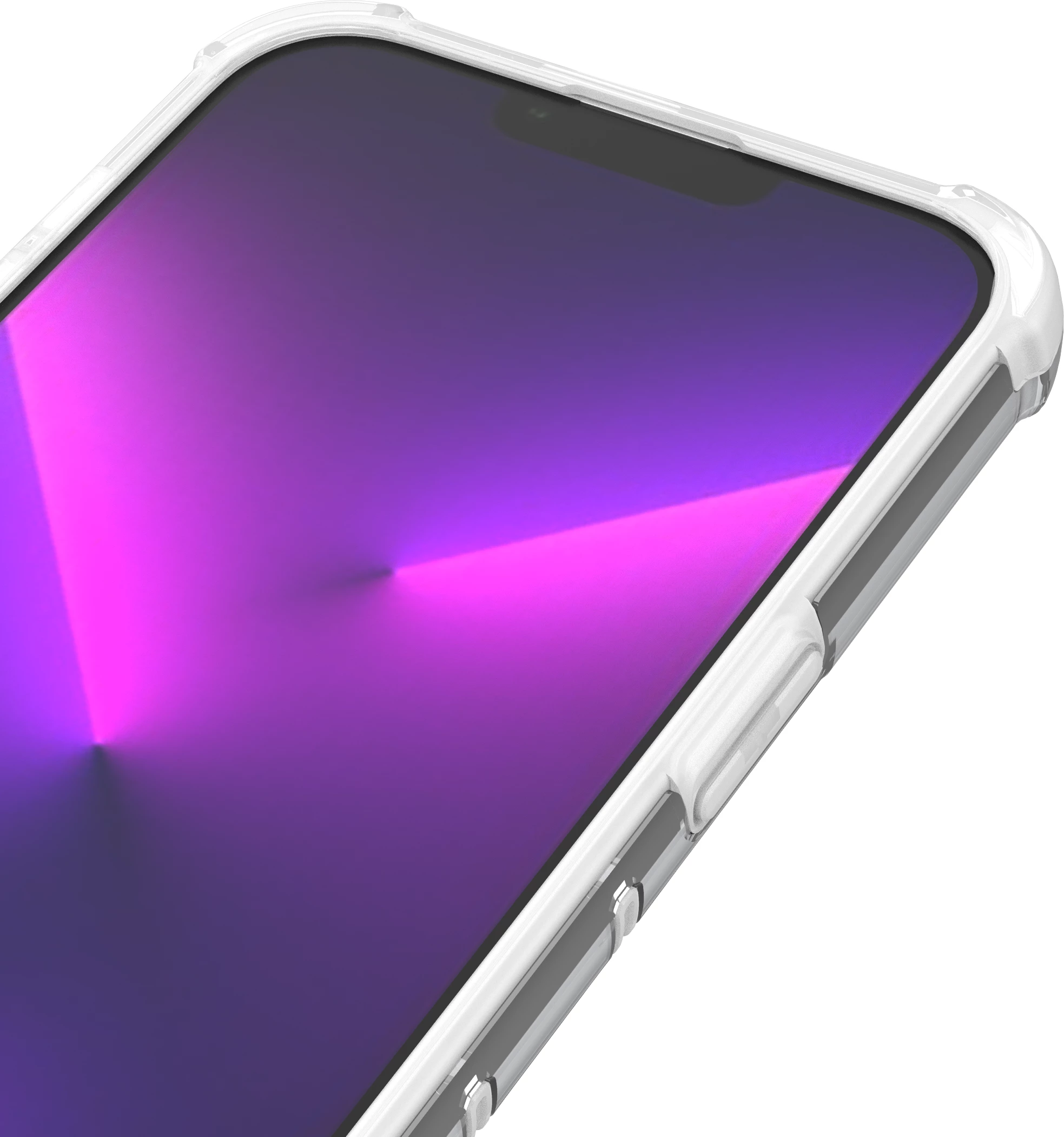 Mbështjellës Hurtel Ombre Protect Case për iPhone 14 Pro, rozë-kaltër