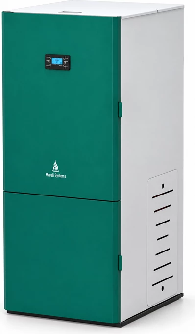 Kallda me Pelet MARELI 35KW RAL9005