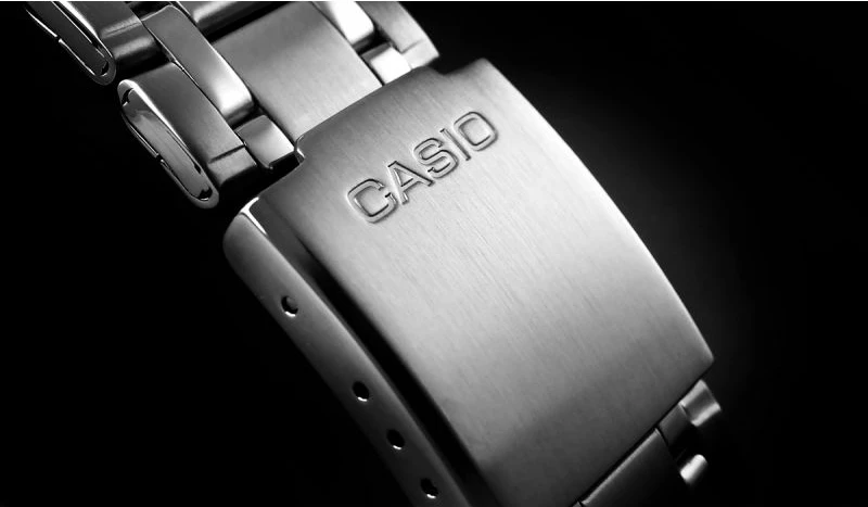 Orë dore për meshkuj Casio MTP-1314PD-1AVEF, e zezë, me kuti