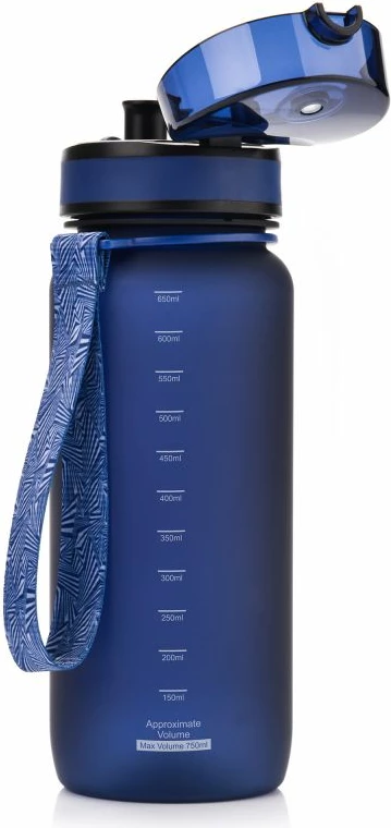 Shishe sportive Meteor, navy blue